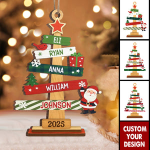 Our Family Christmas Tree - Personalized Christmas Ornament