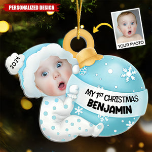 Personalized Custom Ornament- For Baby Kids, Newborn Baby