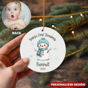 Personalized Baby's First Christmas Ornament