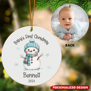 Personalized Baby's First Christmas Ornament