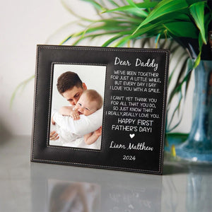 Personalized Picture Frame For First Father's Day 2025