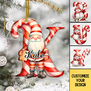 Personalized Alphabet 26 Letters Acrylic Ornament