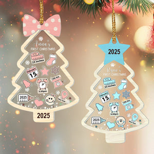 Personalized Baby 1st Christmas Ornament