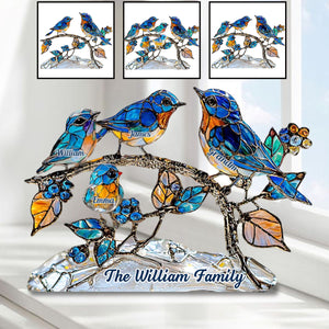 We Love Mom, Grandma - Personalized Shaped Acrylic Plaque