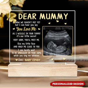 I Can Hear You Say You Love Me-Personalized 3D LED Light-Baby Shower Gift