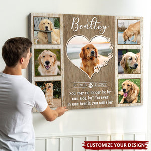 Custom Pet Memorial Photo Collage Canvas-Personalized Gifts For Pet Loss