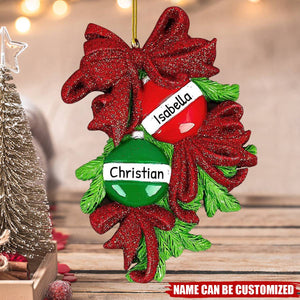Family Christmas Ball Customized Name Home Ornament Gift