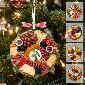 Custom Christmas Charcuterie Board Ornament