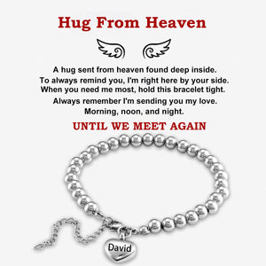 Personalized Heart Ashes Holder Bracelet, Gift For Your Lover