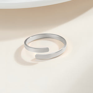 Personalized Name&Date Memorial Adjustable Ring