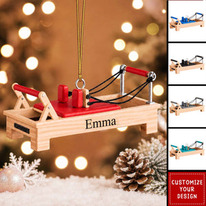 Personalized Pilates Reformer Christmas Ornament,Pilates Lovers Gift