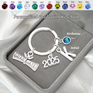 2025 Graduation Keychain - Personalised Gift Keepsake, Gift for Graduates