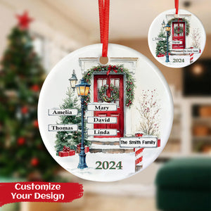 Personalized Christmas Family Road Sign Customization-A Gift For Family