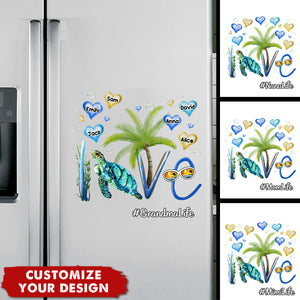 Gift For Grandma Turtle Personalized Sticker