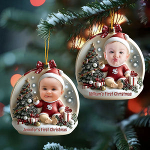Baby First Christmas - Personalized Newborn Acrylic Ornament