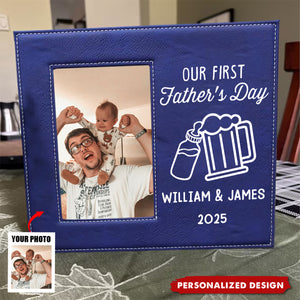 First Father's Day Gift 2025, Personalized Picture Frame From Baby