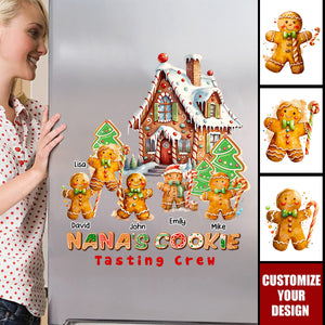 Christmas Family Cookie, Personalized Decal, Gifts For Family