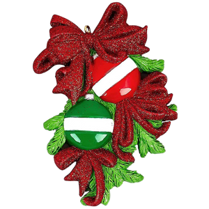 Family Christmas Ball Customized Name Home Ornament Gift