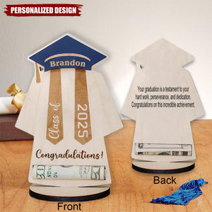 2025 Graduation Gown Money Holder Frame-Gift For Graduate