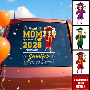 Go Where Your Dreams Take You - Personalized Photo Graduation Decal Sticker