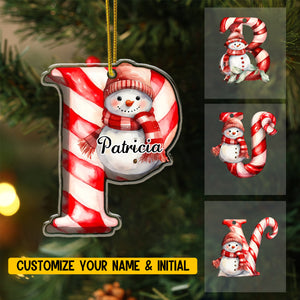 Personalized Alphabet 26 Letters Acrylic Ornament