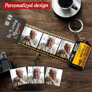 I'm Always With You Personalized Film Roll Keychain