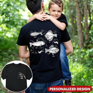 Personalized Fishing Shirt For Dad, Father's Day Gift