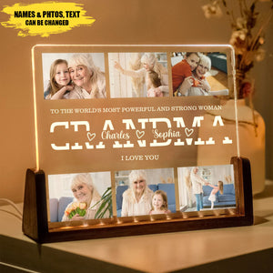 Personalized Photo Night Light - Gift For Family