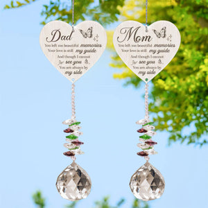 Personalized Rainbow Bridge Suncatcher Ornament, Gift For Family Memorial