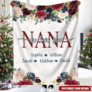 Personalized Name Custom Blanket-A Gift For NANA/Mom