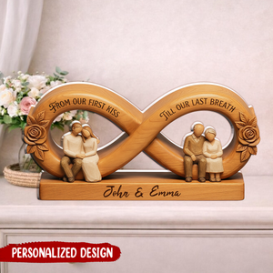 Personalized Infinity Couple Acrylic Plaque Anniversary Decor
