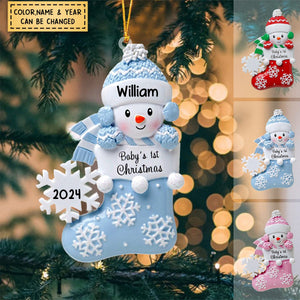 DIY Baby First Christmas - Christmas Hand-writing Resin Ornament