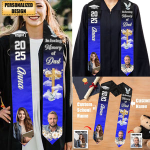 In Loving Memory-Personalized Custom Graduation Stole, Class of 2025