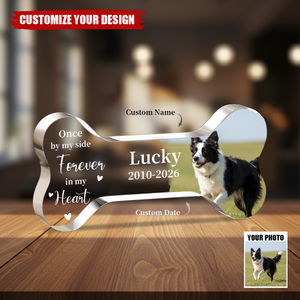 Personalized Pet Memorial Plaque, Photo Pet Memorial Gift