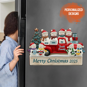 Welcome Home - Personalized Family Christmas Decal