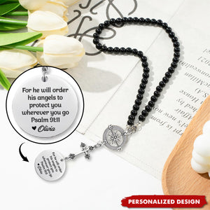 Carry A Piece Of You - Family Personalized Custom Cross Car Charm