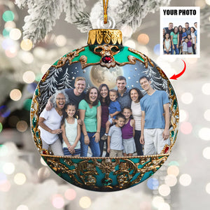 Custom Photo Family Ornament, Makes Christmas Special