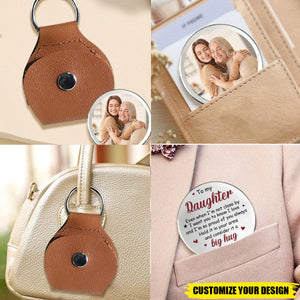 I Love You And I’m So Proud Of You - Family Personalized Custom Photo Pocket Hug