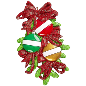 Family Christmas Ball Customized Name Home Ornament Gift