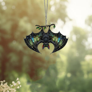 Bat Gothic Acrylic Window Hanging, Indoor Decor, Bat lovers gift