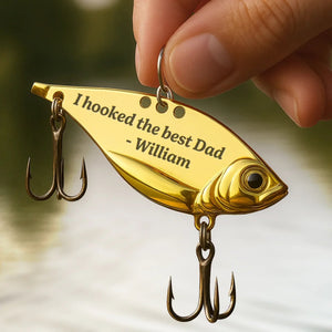 Best Catch Of My Life - Family Personalized Custom Engraved Fishing Lure - Father's Day