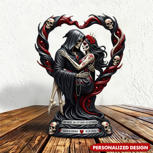 Love To Death Acrylic Plaque Personalized Gifts For Couple