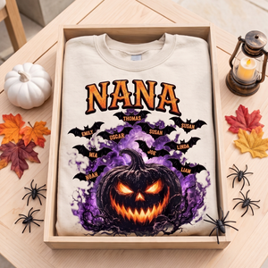 Jack O Lantern Pumpkin Grandma Sweatshirt, Halloween Shirt Gift