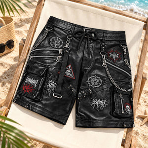 Skull Drip - Personalized Beach Shorts