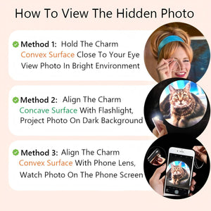 Custom Photo Projection Snowflake Ornament For Christmas