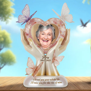 Personalized Memorial Acrylic Plaque With Photo & Name & Year