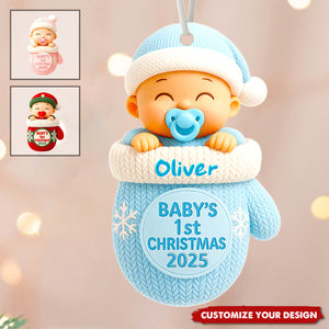 Baby First Christmas Ornament Personalized Gifts For Kids