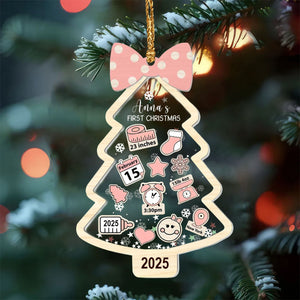 Personalized Baby 1st Christmas Ornament