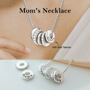 Personalized Name Family Beads Necklace-Gift For Her, Mother's Day Gift