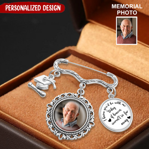 Personalized Photo 2026 Graduation Cap Memorial Tassel Photo Lapel Pin